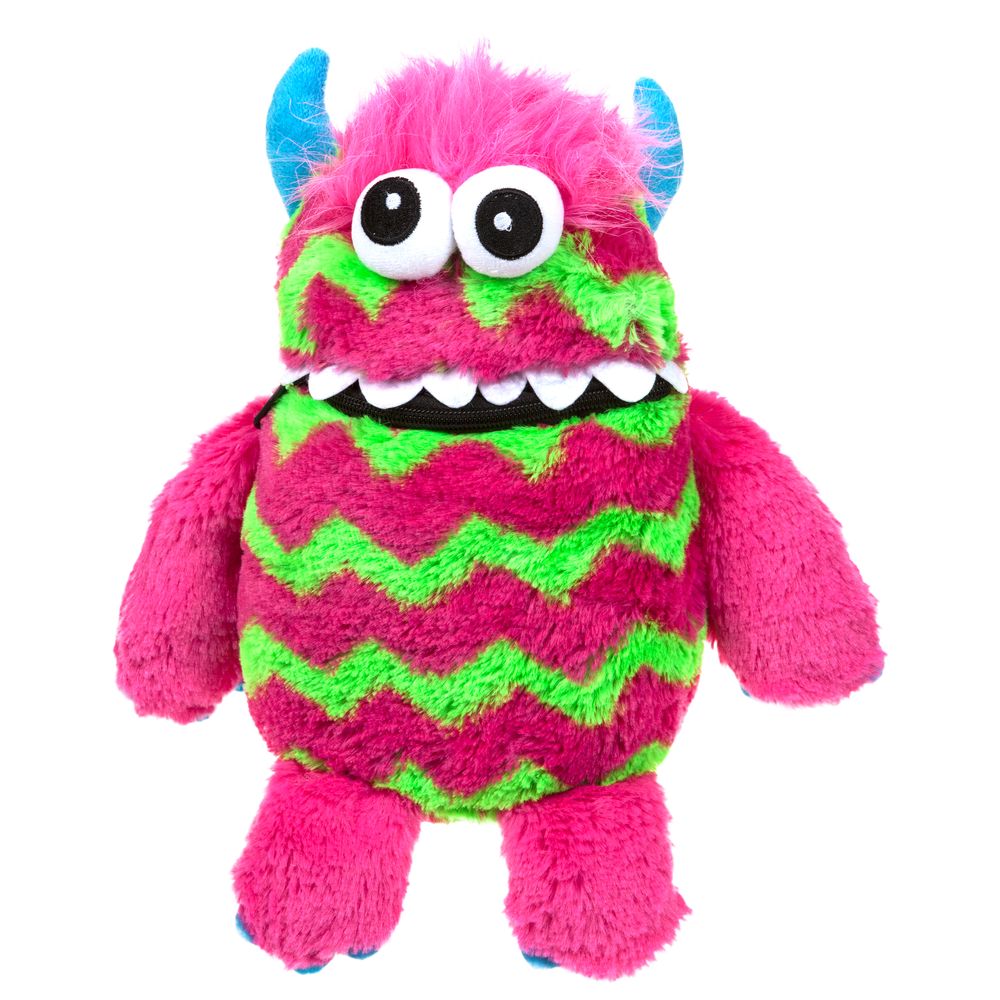 WORRY MONSTER | 9-inch Soft Plush Toy (3 Color Asst Pink/Purple/Blue)