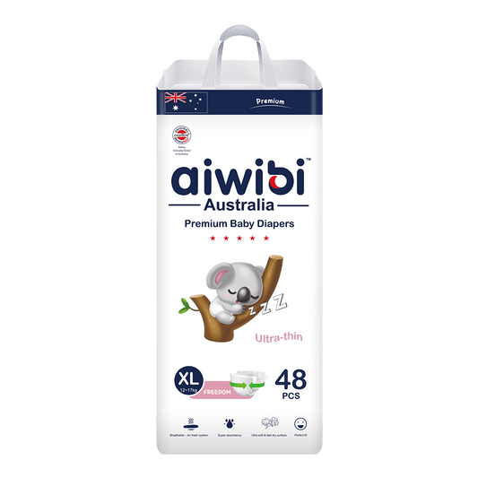 Aiwibi Premium Baby Diapers Size XL-48 Pcs (12-18kg)