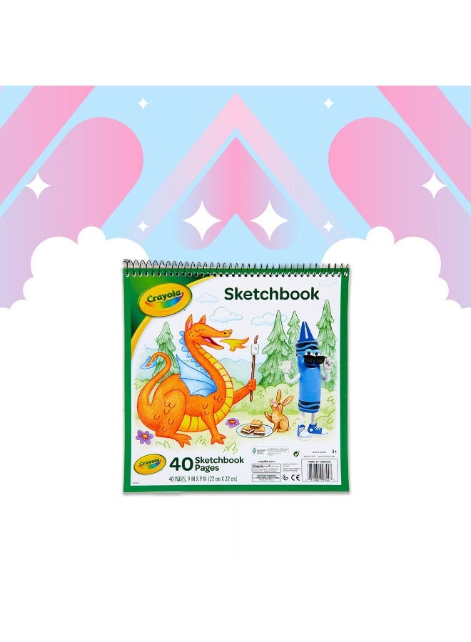 Crayola Spiral-bound sketchbook