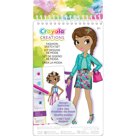 Crayola Creations Compact Fashion Sketch Portfolio