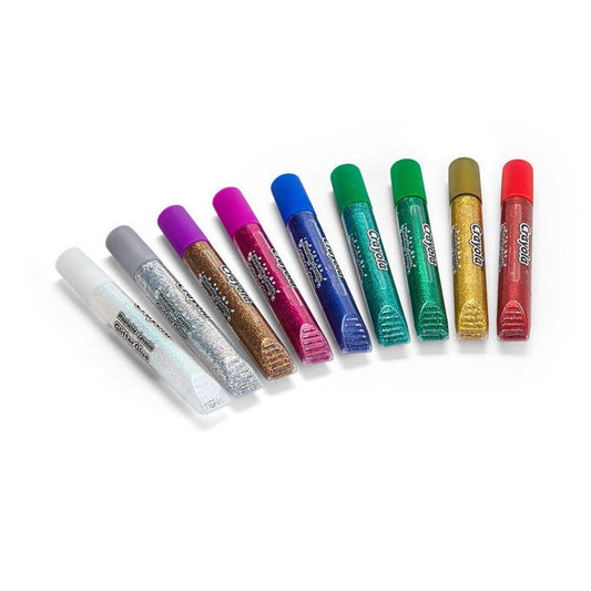 Crayola Bold Washable Glitter Glue 9 ct., Fiery Flecks