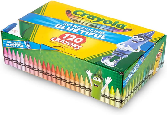 Crayola Standard Crayons, Assorted Colors, Box Of 120 Crayons