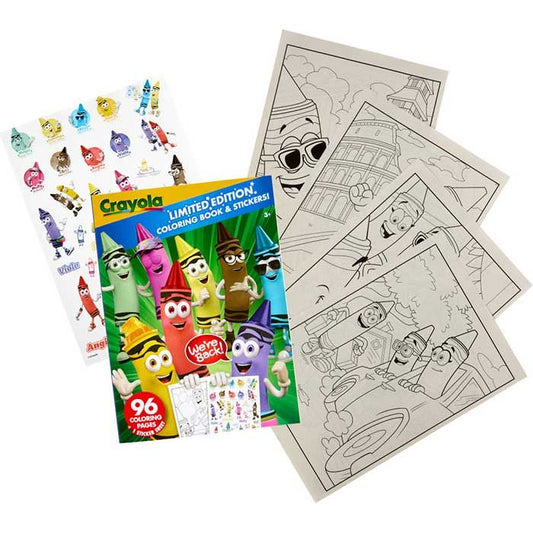 Crayola 96 pages Coloring Book Limited Edition With Sticker Sheets
