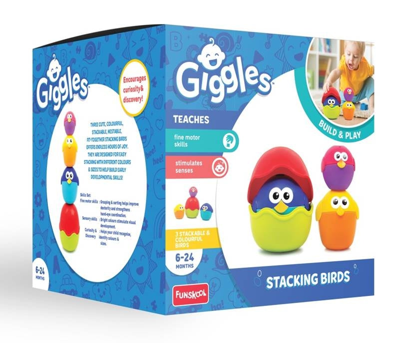 Funskool - STACKING EGG BIRDS