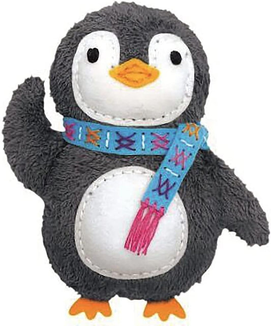 Avenir Sewing My First Doll - Penguin Kit | Create a Super Soft Panda, Develop Motor Skills & Creativity | Safe and Educational - Trusted Art, Learning, and Entertainment for Kids 3+
