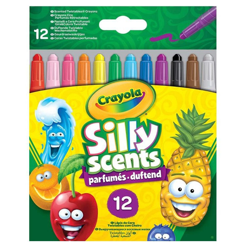 Crayola - Silly Scents Slim Scented Washable Markers | 10 Aromatic Markers for Kids' Artwork - Scribble and Sniff, Drawing Fun | Non-Toxic, Suitable for Ages 3+
