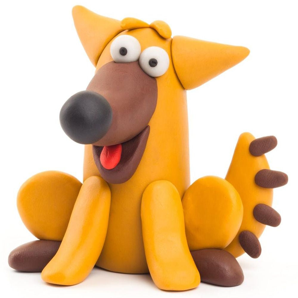HEY CLAY – DIY Doggie Plastic Creative Modelling Air-Dry Clay For Kids 3 Cans