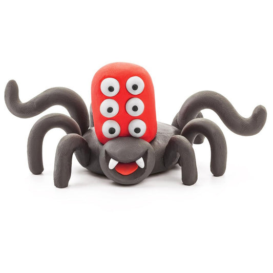 HEY CLAY – DIY Spider Plastic Creative Modelling Air-Dry Clay For Kids 3 Cans