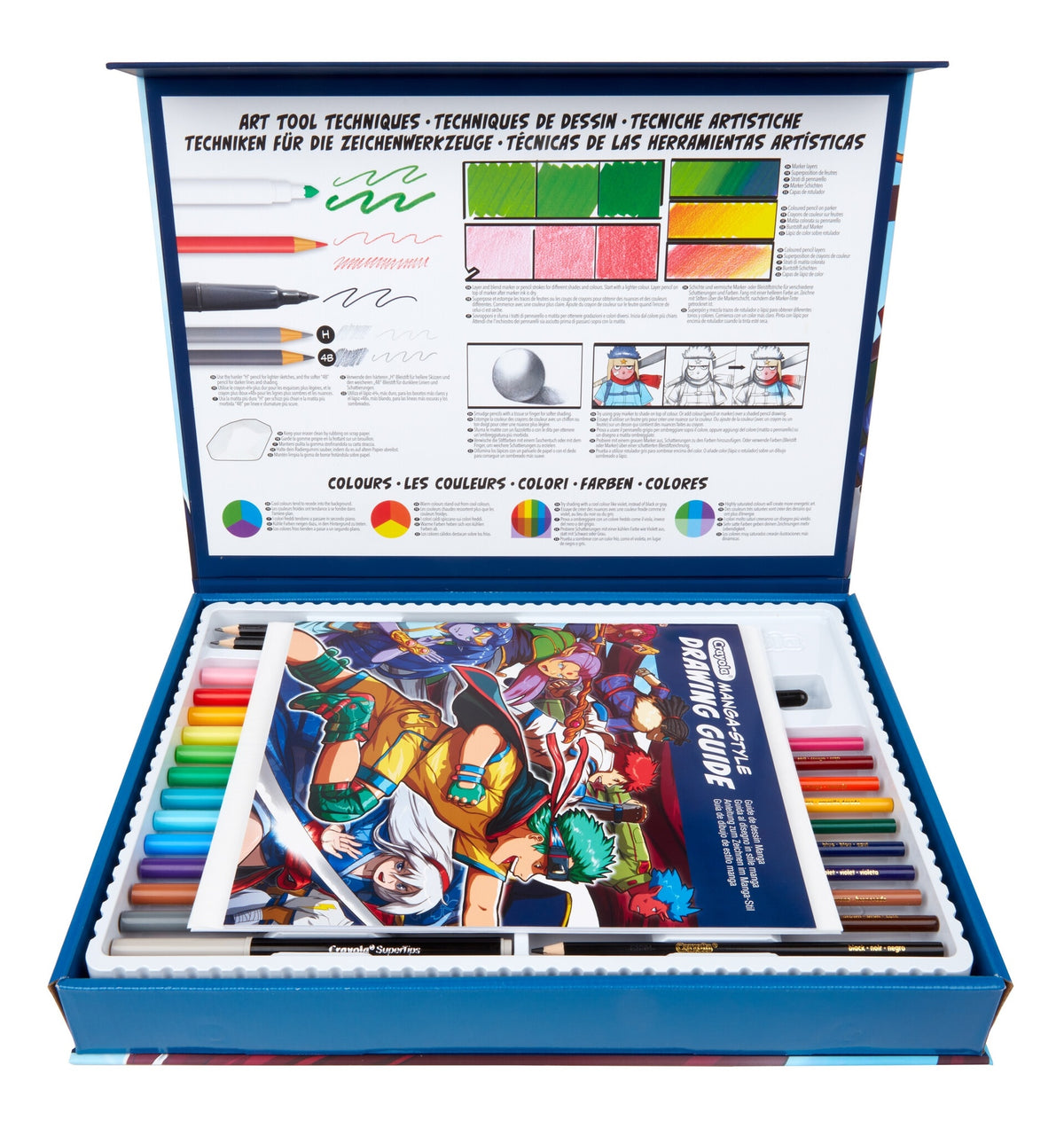 Crayola - Learn to Draw Your Own Manga Drawing Kit | Creative Activity and Gift for Kids, Ages 8