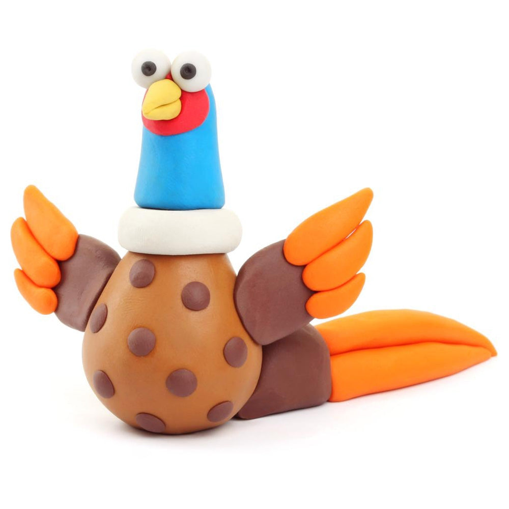 HEY CLAY – DIY Pheasant Plastic Creative Modelling Air-Dry Clay For Kids 3 Cans