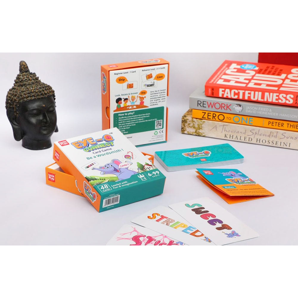 Unik Play - Educational Game Eye Q Connect | Easy to Learn Playing Card Games, Fun Family Brain Game | Boys & Girls Age 6+