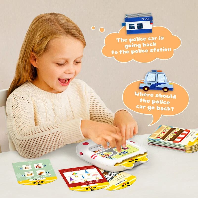 Alilo - Logical Thinking Learning Tablet, Q1 | 10 Educational Games for Kids - ABCs, Numbers, Spelling, Safe & Fun, Early Development | 3+