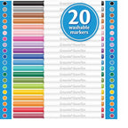 12 Ct Silly Scents Smash Ups, Wedge Tip Scented Washable Markers