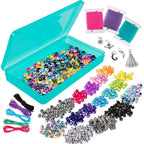 Crayola - Creations Personalized Bracelet Making Kit | Express Yourself with Over 2000 Beads and Accessories - Craft Up to 50+ Original and Colorful Bracelets | Alphabet Charms for Custom Messages - DIY Set for Girls Ages 8+