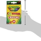 24 ct. Crayons - Peggable
