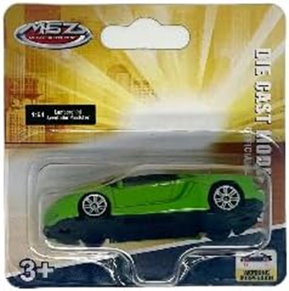 D-power MSZ – Lamborghini LP700-4 Green | Die-Cast Replica, Ultimate Collector's Item, Super Cars | Toy Vehicles, Metal Toy Car Model - Pull Back Collection | Size - 1:64, For Kids 3+