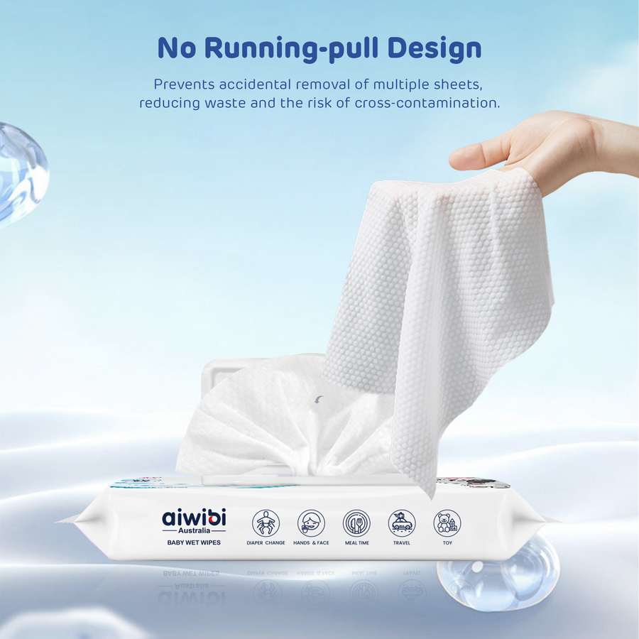 aiwibi 99.91% Pure Water Premium Baby Wet Wipes