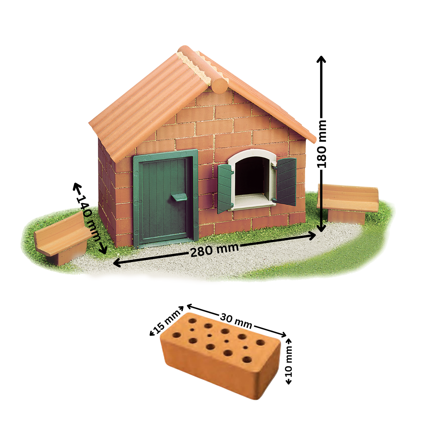 Brick Construction Set - Starter House