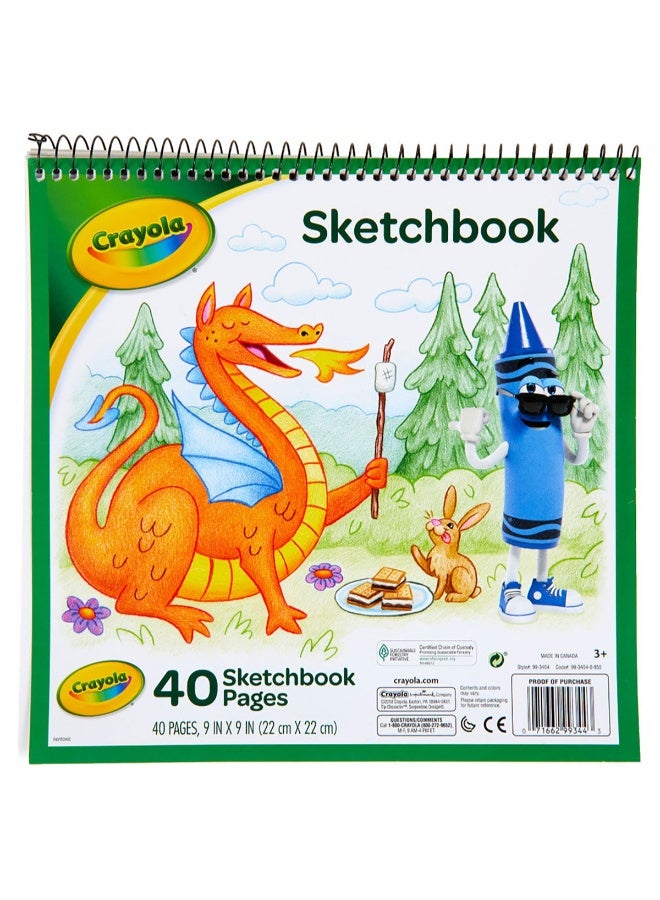 Crayola Spiral-bound sketchbook