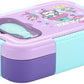 Stainless Steel School Lunch Box for Kids – 2 Compartment, 600ml Bento Tiffin Food Container, Durable & Portable Container for School & Travel (You soon) (Purple)