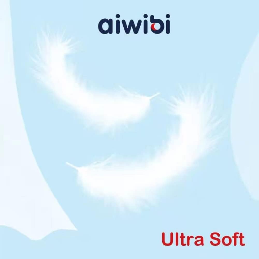 Aiwibi Soft Care Baby Wet Wipes (Fragrance free)- Pack of 3 Pouches x 80Sheets, 240 Wipes