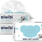Aiwibi Soft Care Baby Wet Wipes (Fragrance free)- Pack of 3 Pouches x 80Sheets, 240 Wipes