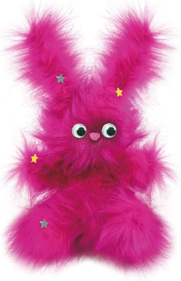 Avenir - Crazy Fuzzy Bouncing Bunny Craft Kit – Fun Hands-On DIY Project for Kids | Creative Educational Activity for Self-Esteem, Learning & Play