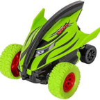 D-Power - Crazy Devil Fish Inertial Off-Road Shark Car - Purple | 360° Rotating Gyro, Anti-Collision, No Batteries Required | 3+