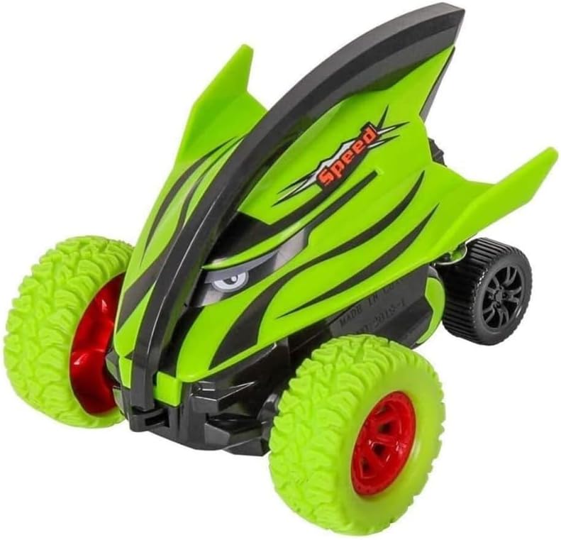 D-Power - Crazy Devil Fish Inertial Off-Road Shark Car - Purple | 360° Rotating Gyro, Anti-Collision, No Batteries Required | 3+
