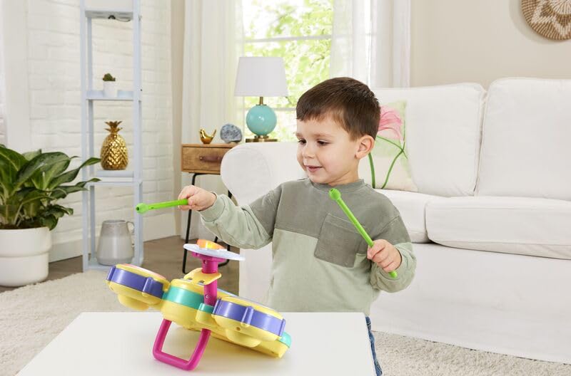 VTech Bluey Hooray Drum Set with Light-Up Pads, Music & Rhythm Games (Ages 3+)