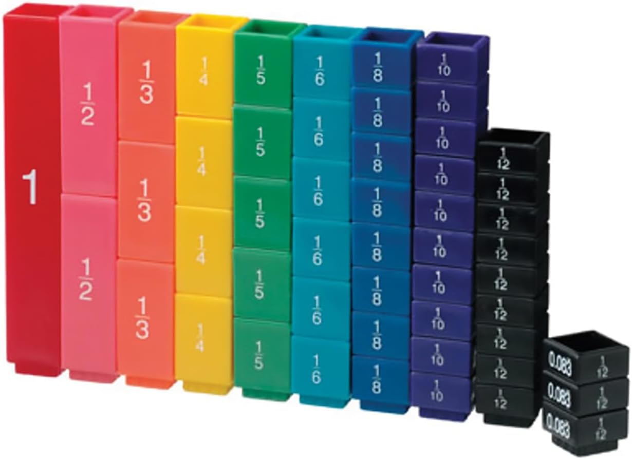 Fraction Tower® Equivalency Cubes