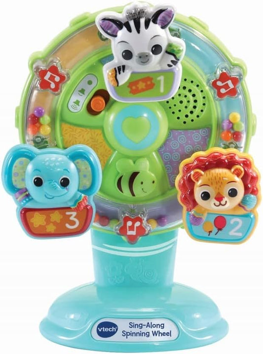 Vtech - Sing-A-Long Spinning wheel - Multicolour | Features 10 happy melodies, 4 sing-along songs and lots of spinning!| Suitbale ages 6m + up