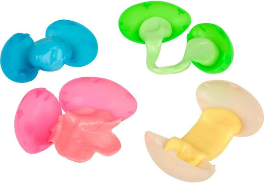 Crayola Silly Putty Glow-in-the-Dark Pack of 2 – Assorted Color-Changing Eggs, Sensory Fidget Toy, Classic Stretchy Putty for Kids Ages 4+, Non-Toxic Gift