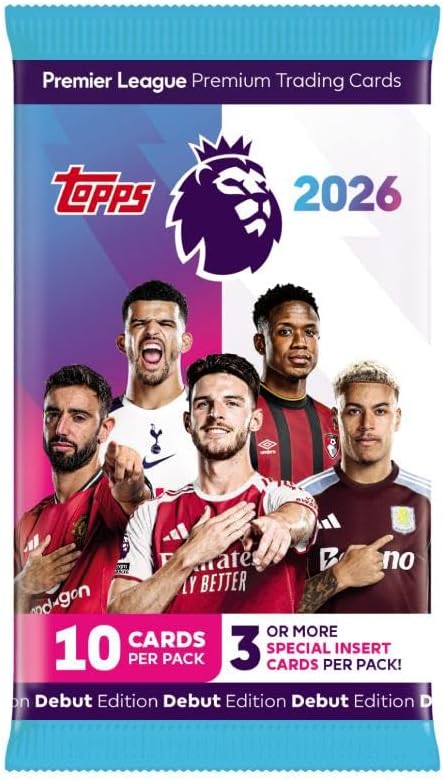 Topps Premier League 2025/26 - Single Pack (Box of 28 packs)