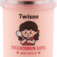 500ml Portable Stainless Steel Soup & Breakfast Cup – Cartoon Design, Thermos for Milk, Oatmeal, and Nutrition – Ideal for Students & Office Workers" (Pink)