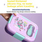 Stainless Steel School Lunch Box for Kids – 2 Compartment, 600ml Bento Tiffin Food Container, Durable & Portable Container for School & Travel (You soon) (Purple)