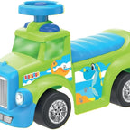 My First Foot to Floor Dino – Multicolour | Toddler Walker Foot to Floor Slider | Hidden Storage Space, Moveable Steering Wheel & Squeaky Horn | Pre-School & Nursery Walking Aid | Ages 1+