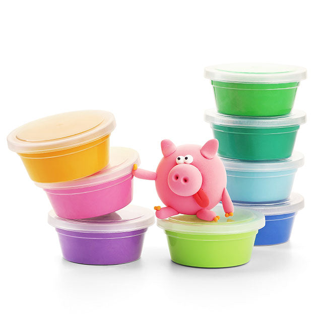 Hey Clay - DOG STORY Colourful modelling air-dry clay, 15 cans with fun interactive app for kids 3 years +