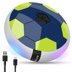 DBounce - USB Rechargeable Hover Soccer Ball with LED Lights | Indoor & Outdoor Air Football Game for Kids, Fun & Safe Hoverball Toy | Boys & Girls Aged 3+