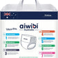 Aiwibi Ultra-thin premium baby pants diaper, cotton-like, anti-irritation,size L (9-14 kg) 44 counts