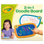 Crayola 2-in-1 Doodle Board, Toddler Drawing Board, Kids Drawing Tablet, Travel Activity, Toddler Toy, Gift for Toddler, 3+