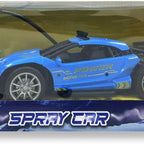 D-Power 1:18 R/C 4WD 27Mhz Spray Runner Car – Blue | Full Function Rechargeable RC Drift Vehicle | Ages 6 +