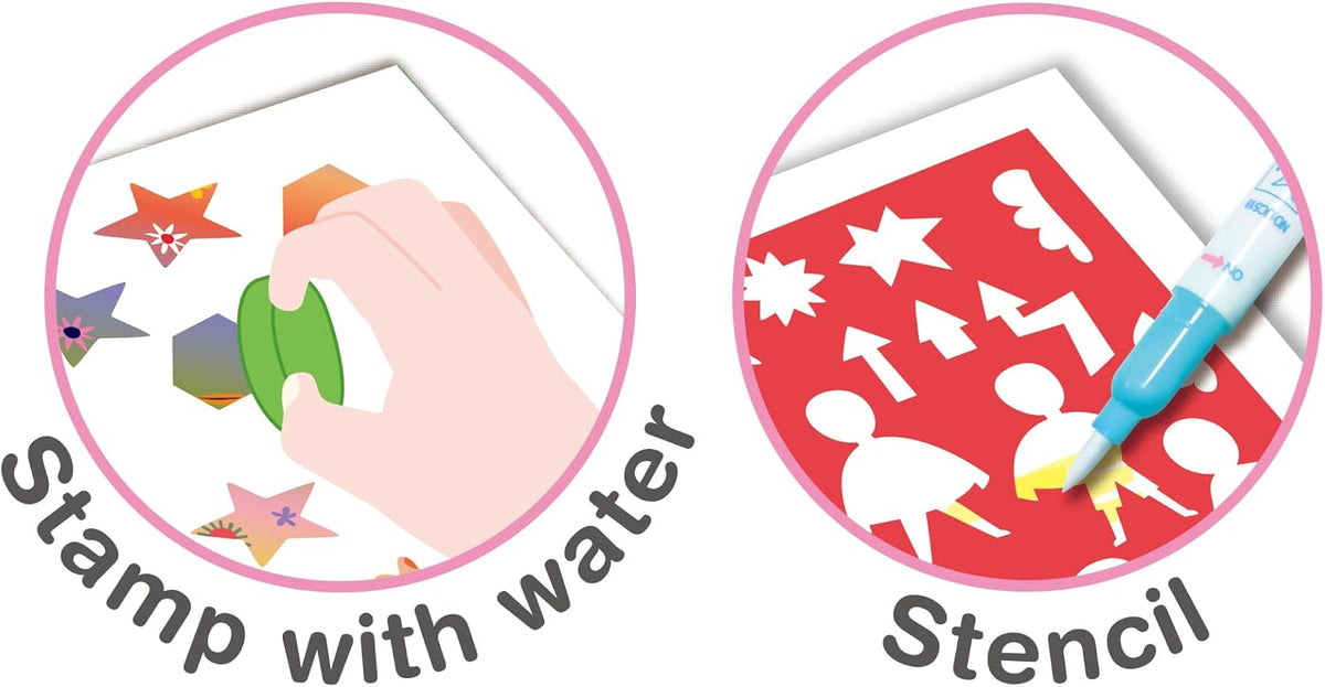 Avenir - Magic Water Painting, My Superheros Multicolour | Ideal for rainy days, indoor play, mess-free painting, travel and holidays |  Ideal for Ages 3+