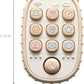 Baby Teether Phone Toy – Soft Silicone Mobile Phone Shape Teething Toy for Infants – BPA-Free, Food-Grade, Safe & Fun Oral Care Teether for Babies 3+ Months – Cute Mobile Design (Cream)
