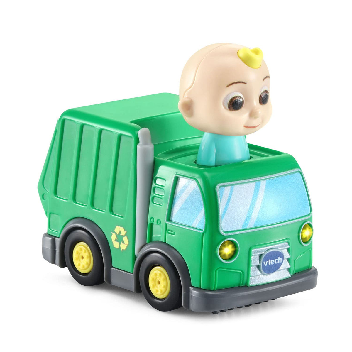 VTech CoComelon Go! Go! Smart Wheels JJ’s Recycling Truck & Track, Recycling Sounds & Songs, Ages 1.5 – 5 Years