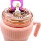 Super Cute Pink Coffee Water Cup for Office or Home Vacuum Insulated Stainless Steel with Handle Leak Proof Hygienic Large Capacity 12 Hours Hot and Cold 420ml (Pink)