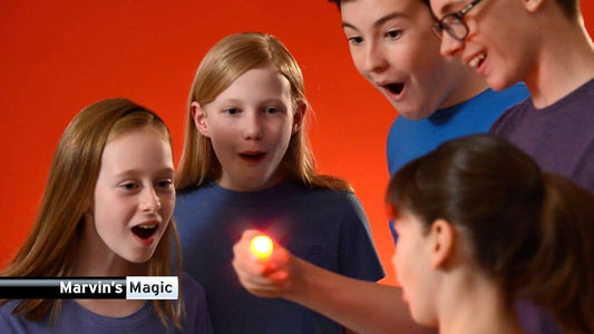 Marvin’s Magic – 60 Amazing Light Illusions | Light-Up Magic Trick Set for Kids | Dazzling LED Effects & Beginner Magic Kit | Ages 6+