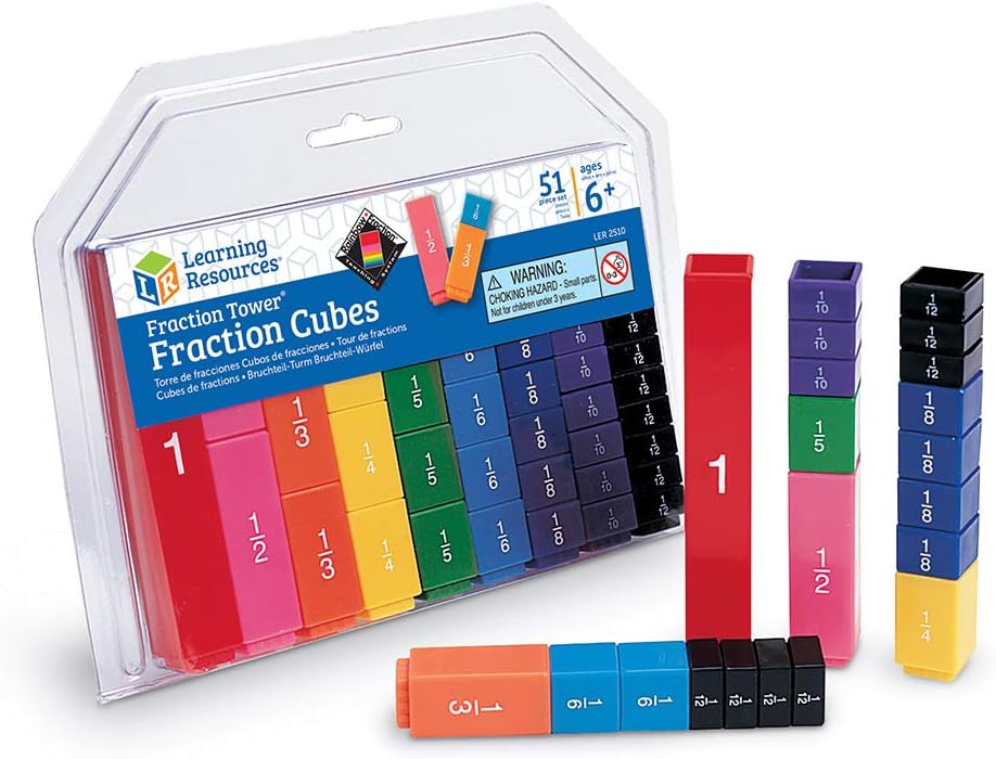 Fraction Tower® Fraction Cubes