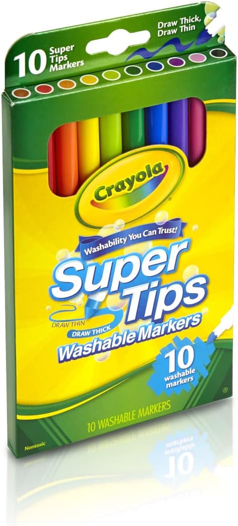 10 ct. Washable Super Tips Markers