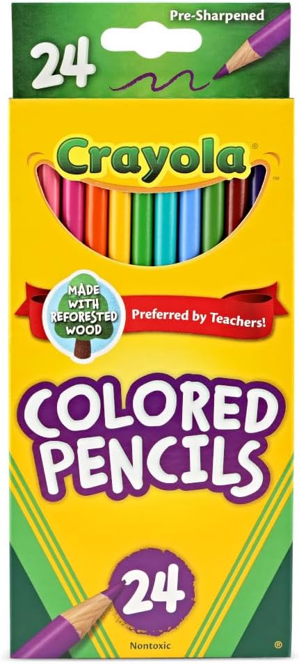 24 ct. Colored Pencils, Long